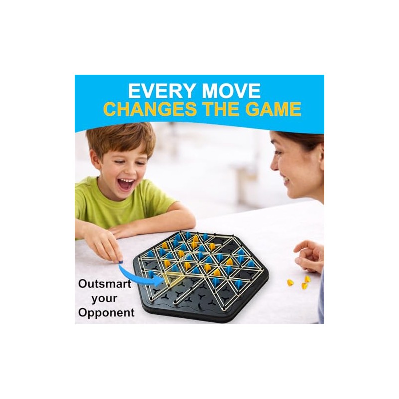 Strategy Board Game for Family Game Night - Fun Triangle