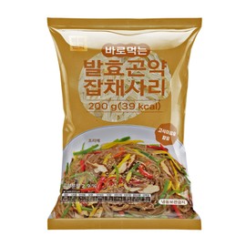 [No soaking, boiling, hardening or resting, 19.7 kcal per 100g] Pepe Konjac Fermented Konjac Japchae 200g x 10 packs, 10 pieces / [No 불리고 삶고 굳거나 쉬지않는 100g당 19.7kcal] 빼빼곤약 발효곤약잡채사리 200g x 10팩, 10개