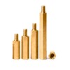 MACHSWON 50PCS M2.5 Hex Brass Spacer Standoff Screw Nut Threaded