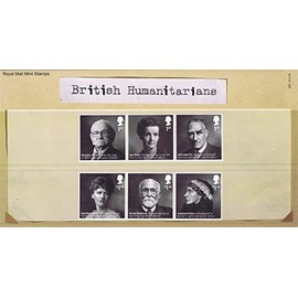 2016 British Humanitarians Presentation Pack PP496 (printed no. 523) - Royal Mail Stamps by Royal Mail