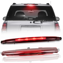 KEEGTBOX High Mount Stop Light LED Third Brake Light Fit For 2002-2009 Chevy Trailblazer GMC Envoy Rear 3rd Brake Lamp Buick Rainier Isuzu Ascender Oldsmobile Bravada Cargo Light(RED)
