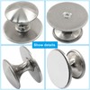 Unlorspy 8Pcs Self-Adhesive Handle Knobs 35 x 24.5 mm(Base Dia*H)