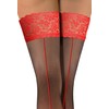 sesto senso 3 Pack Women's Hold-Up Stockings with Pattern 20