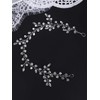 YERTTER - Diadema de cristal para boda, diseño de diamantes