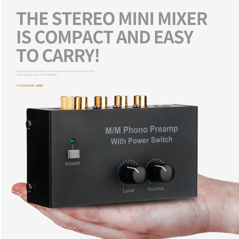 Phono Turntable Preamp Record Player Preamplifier Electronic Sound Stereo Phonograph