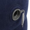 Inflatable Foot Rest Double Valve Blue PVC Flocking Washable Inflatable