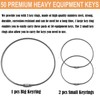 50 PCS Heavy Equipment Kit Set Construction Ignition Kit Set