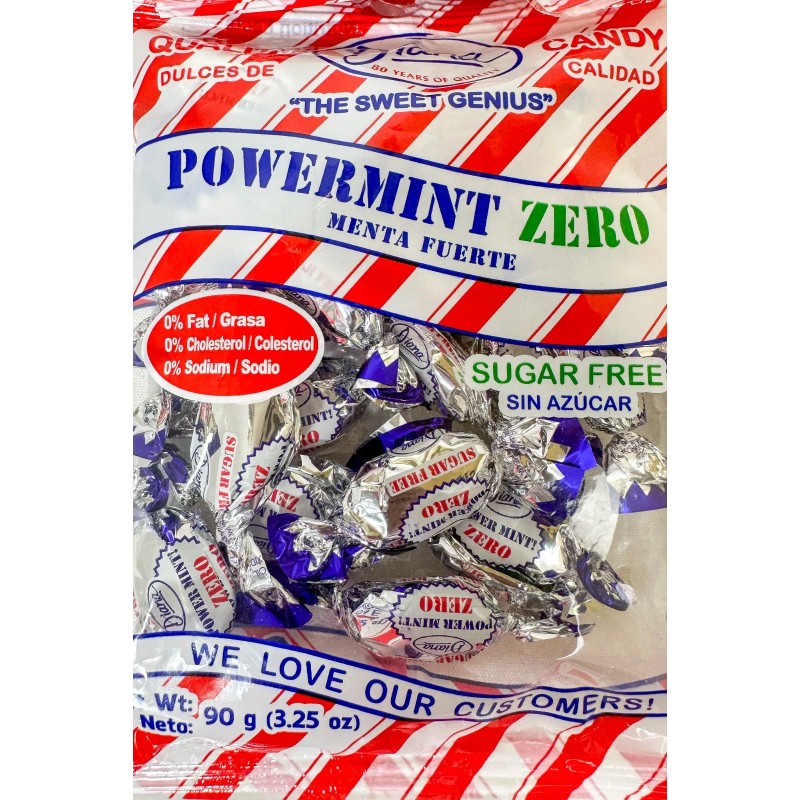 Hard Candy 4-Pack Diana Power Mints Zero SUGAR-FREE - 3.25