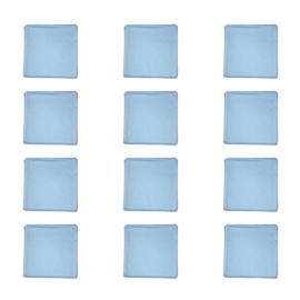 Zac's Alter Ego Set of 12 Plain Bandanas, Neckerchieves, Headties - 100% Cotton