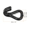 sourcing map Pack of 4 double J strap hooks, 25