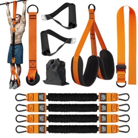 Pull Up Bars Resistance Bands | Assistance Pull Up Exercise Straps | Upper Body Core Muscle Strength Working Out Bands for Hands Chest Back Arms