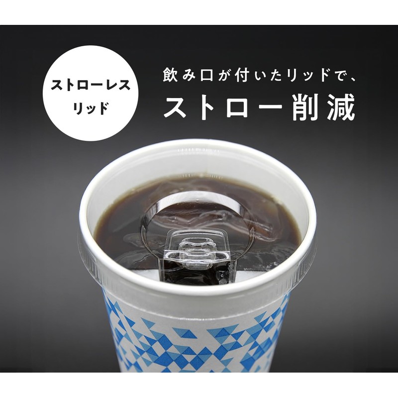Nippon Dixie Paper Cup Lid, 3.5 inch (89 mm) Compatible