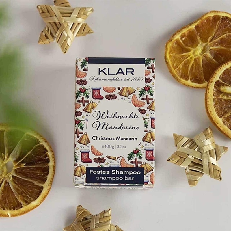 Klar's Bar Shampoo Christmas Tangerine Firm Shampoo 100 g Vegan