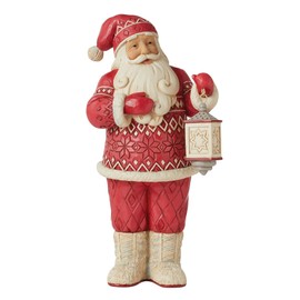 Jim Shore Heartwood Creek - Santa with Fuzzy Boots Figurine