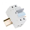 Dual Power Manual Transfer Switch DIN Rail Mounting Single Side