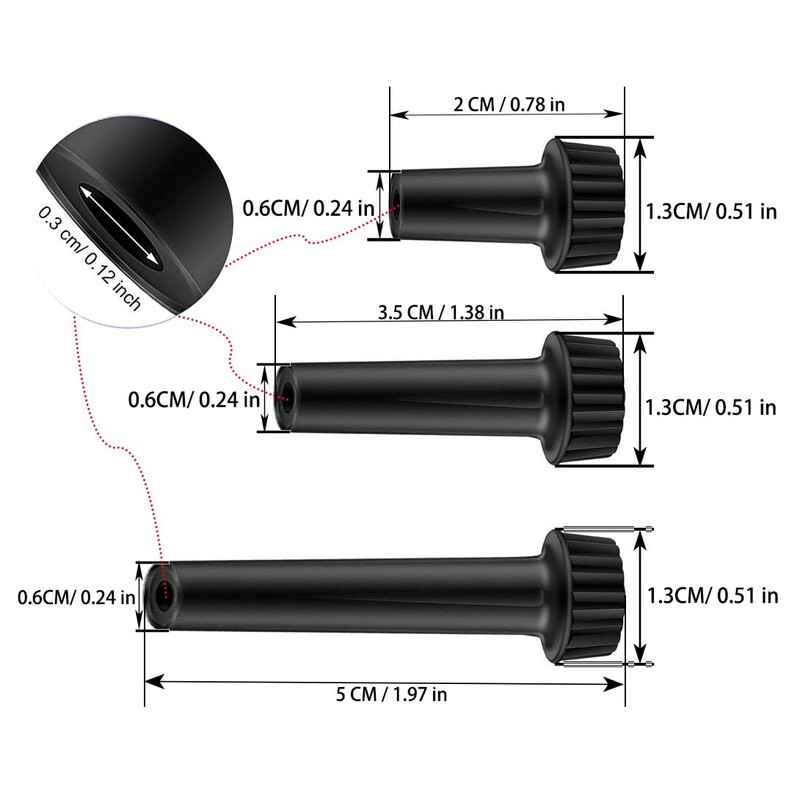 Baizijili 3 Assorted Size Light Lamp Turn On/Off Switch Knobs
