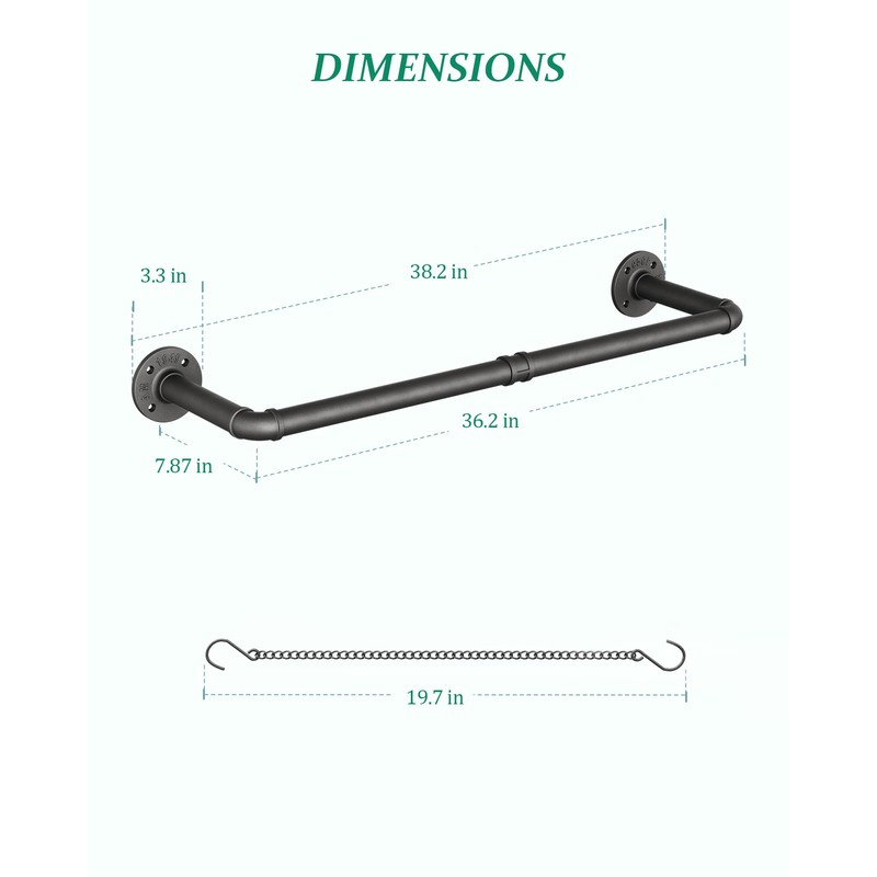 SOFITORG Plant Hanger Indoor, Hanging Planters Rod for Indoor Plants