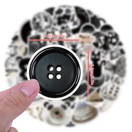 Black and White Simplicity Stickers for Laptop (100 PCS),Gift for Children Teens Adults Girl Boys,Waterproof Stickers for Water Bottle,Vinyl Stickers for Scrapbook,Skateboard,Bike,Phone,Dairy