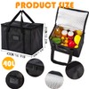 Food Delivery Bag, 40L Soft Cooler Bag Thermal Uber Eats