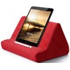 Soft Tablet Stand Pillow with Pocket,Tablet Cushion Stand,Adjustable 3 Viewing