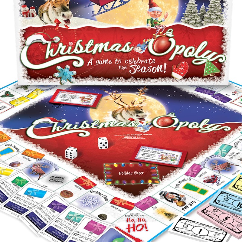 Late for the Sky: Christmas-Opoly, Festive Twist on one of