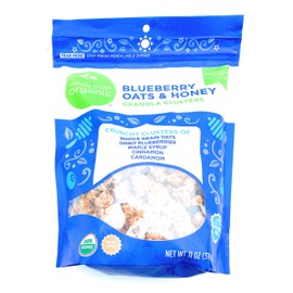 Simple Truth Organic Blueberry Oats & Honey Granola Clusters 11 oz, 2 Pack