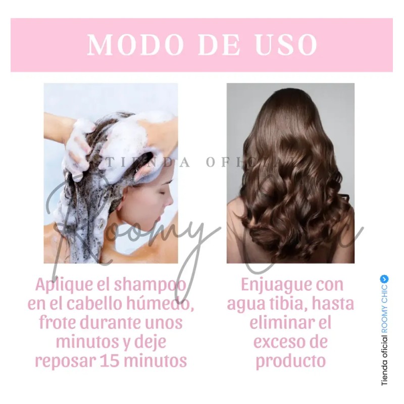 Shampoo Con Tinte Instantáneo Castaño Cubre Canas 500ml