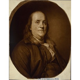 Benjamin Franklin Photograph - Historical Artwork from 1907 - (11" x 14") - Matte