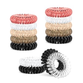 Hair Ties for Women Spiral Hair Ties Tiny Hair Elastics for Women Elastique Cheveux Hair Hair Elastics Hair Scrunchies for Women Elastic Hair Ties Hair Rings éLastique Cheveux Small Elastics for Hair
