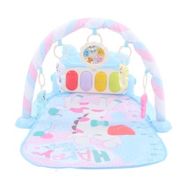 Baby Gym Play Mat Multifunctional Musical Activity Baby Hanging Piano Gym Mat for Newborn Toddler Infants