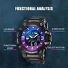 findtime Men's Sports Watch Analogue Digital Watch Sports Digital Watches