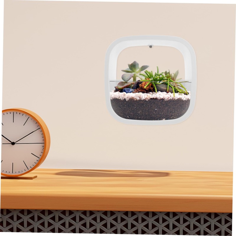 Levemolo Indoor Hanging Planters Wall-Mounted Flower Pots Space-efficient Decor for