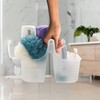 Brookstone Portable Shower Caddy Basket - BPA Free Hard Plastic