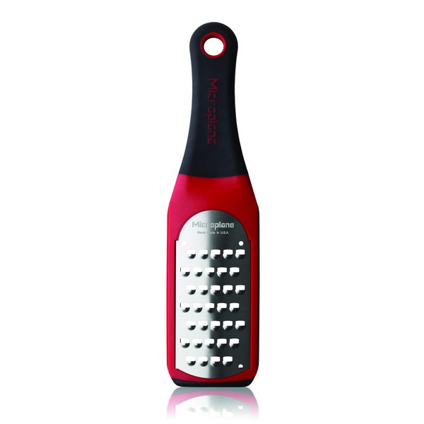 Microplane 42138 Artisan Extra Coarse Grater, Red