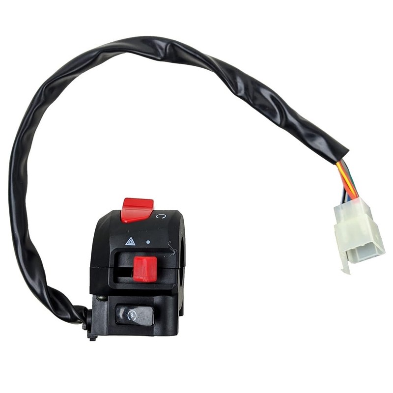 RedCap Only Right Side Handlebar Switch with 7-Wire Harness Pin