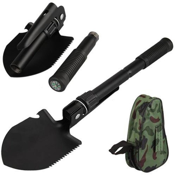 MR.Jiang Folding Shovel Spade Emergency Garden Camping Hiking Tool