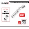 ARES 11000-14mm Thin Wall Magnetic Swivel Spark Plug Socket -