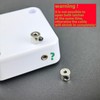 Retractable Cable Lock with Cable tie, to Prevent Loss of