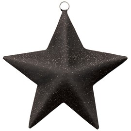 Beistle Light-Up Black & Silver Sparkle Star
