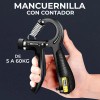 Pinza De Mano Para Ejercicio Muscular Entrenador Fitness Color Negro