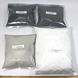 Rock Shed Products Vibratory Tumbler Grit Pack - Tumbling Media - 2 lbs. Coarse Grit, 1 lb. Pre-Polish, 1 lb. Polish - Adults - Indoor - Science - Rock Tumbling