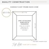 MCS Canvas Float Frames 18x24 Frame, Walnut Woodgrain for Finished