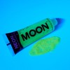 Moon Glow, Neon-UV-Glitzer-Gesichts- und Körpergel, Glitzer-Gesichtsfarbe (Rubinrosa, 12 ml (1