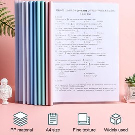 Spine Rail Application Set, 10 Pieces A4 Slide Bar Binder, Plastic A4 Sliding Bar Binder, Plastic Report Covers, Sliding Binder