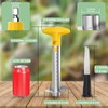 Newness Pineapple Corer with Knife, [Upgraded, Electric & Manual] Stainless
