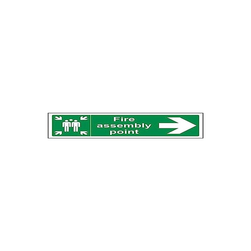 V Safety Fire Assembly Point - Fire Assembly Point Arrow
