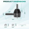 Ball Joint Kit,Set of (3) Tie Rod End with grease