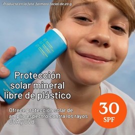 ATTITUDE Barra De Protección Solar Mineral Para Niños, Fps 30, Verificada Por Ewg, Sin Plástico, Protección De Amplio Espectro Contra Rayos Uva Y Uvb