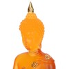Transparent Sitting Buddha Statue Resin Buddha Figurine Sculpture Home Office