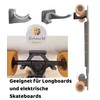 Skateboard Wall Mount with Modern Design for Hanging Your Skateboard,